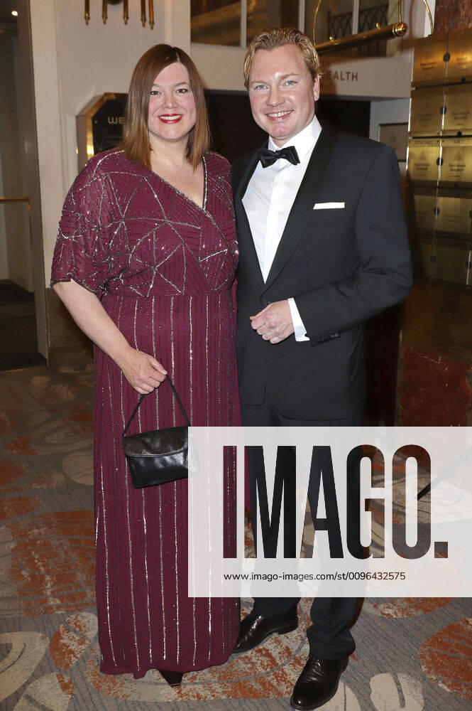 Katharina Fegebank with life partner Mathias Wolf at the 71 Hamburg Press Ball 2020 at the Hotel Kempinski Atlantic Hamburg, 25 01 2020 Foto:xFuturexImage