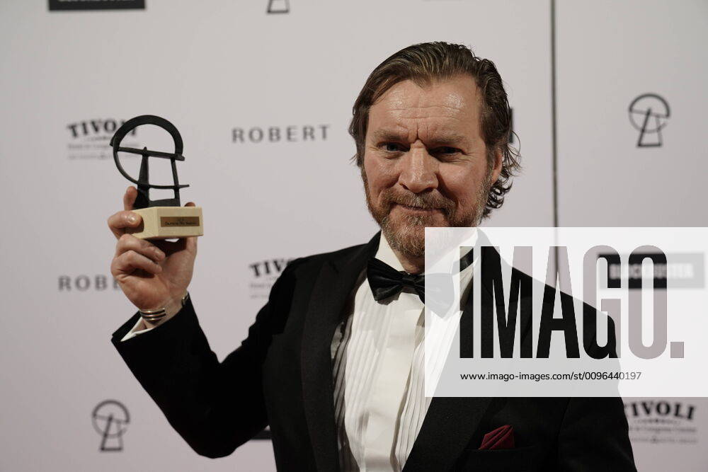 The male supporting role of the year wins Manus Krepper for his role as father in the film The Queen of Denmarks Academy of Film awards Robert Prize 2020 at the Tivoli Hotel Congress Center in Copenhagen, Sunday, January 26, 2020, Copenhagen Denmark,
