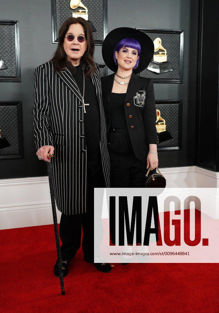 Los Angeles, California - Ozzy Osbourne and Kelly Osbourne. 62nd Annual GRAMMY Awards held at Staples Center. Photo Credit: AdMedia 250359 2019-02-10 California Los Angeles Etats-Unis