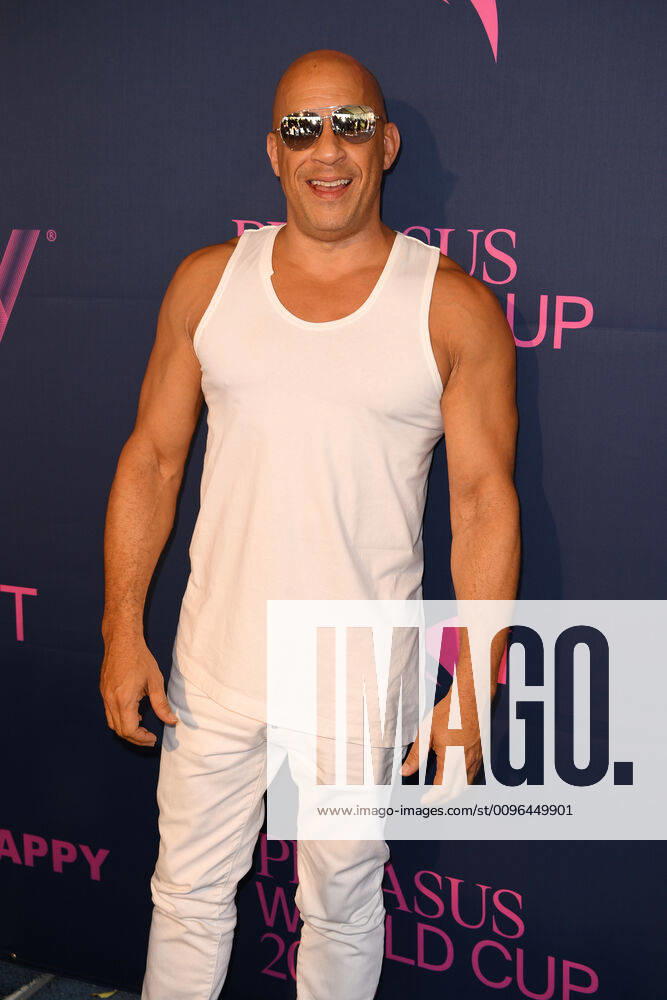 Vin Diesel attends the 2020 Pegasus World Cup Championship at David Grutman s LIV Stretch Village held at Gulfstream Park Racing and Casino on January 25, 2020 in Hallandale Beach, Florida.