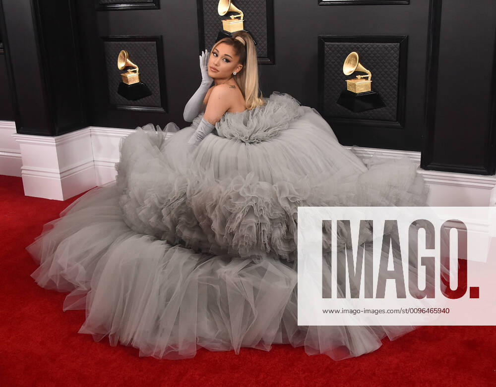 Ariana Grande arriving at the 62nd Annual GRAMMY Awards in Los Angeles, California - Jan 26, 2020 - GRAMMY Awards 2020, Los Angeles California United States Staples Center