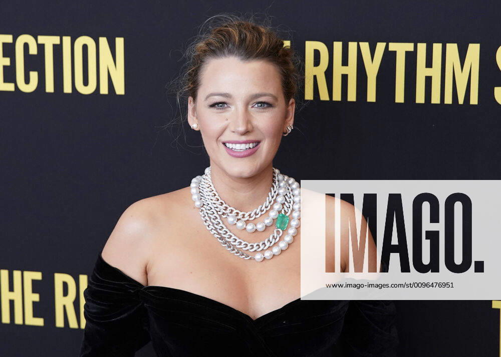 Blake Lively arrives on the red carpet at The Rhythm Section New York Screening at Brooklyn Academy of Music on January 27, 2020 in New York City. NYP20200127155 JOHNxANGELILLO