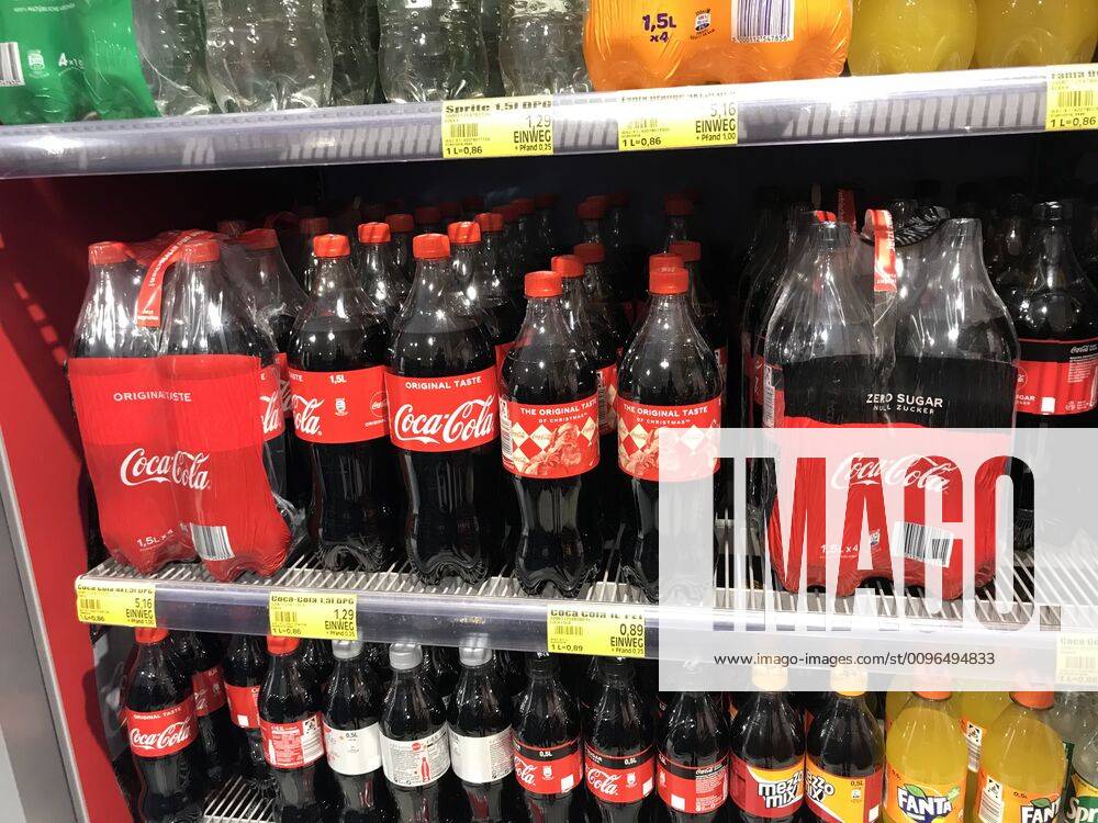 Coca Cola in an Edeka branch in Hamburg 28 01 2019