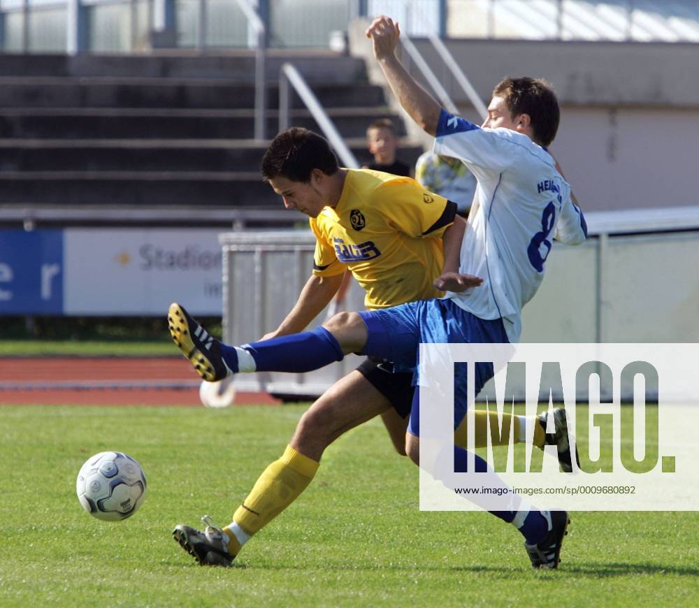 Fussball Oberliga Baden Württemberg SpVgg 07 Ludwigsburg - Heidenheimer SB: v.l. Torsten Smolcic (07), Benjamin Barth