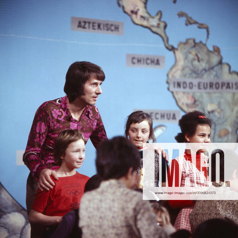 Jenny und Jonny Show, Unterhaltungsshow mit Udo Jürgens, Deutschland 1972 Nur redaktionelle Nutzung. Editorial usage only.