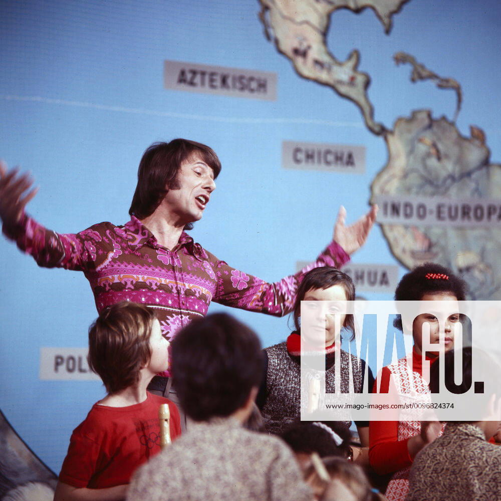 Jenny und Jonny Show, Unterhaltungsshow mit Udo Jürgens, Deutschland 1972 Nur redaktionelle Nutzung. Editorial usage only.