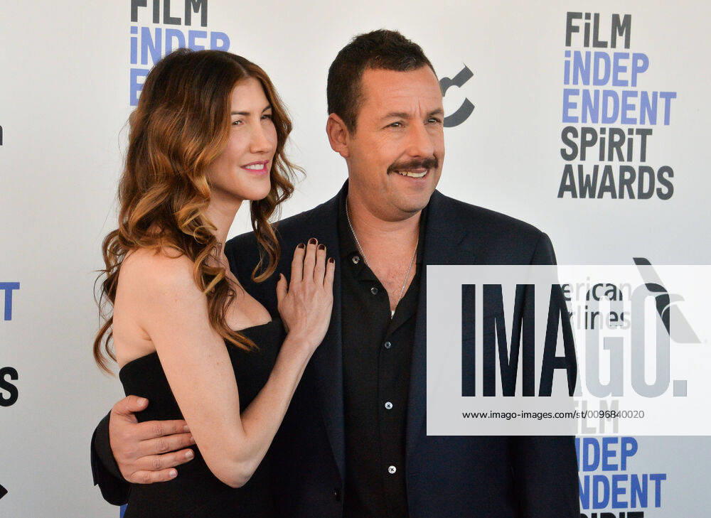 (L-R) Jackie Sandler and Adam Sandler attend the 35th annual Film Independent Spirit Awards in Santa Monica, California on Saturday, February 8, 2020. LAP20200208202 JIMxRUYMEN