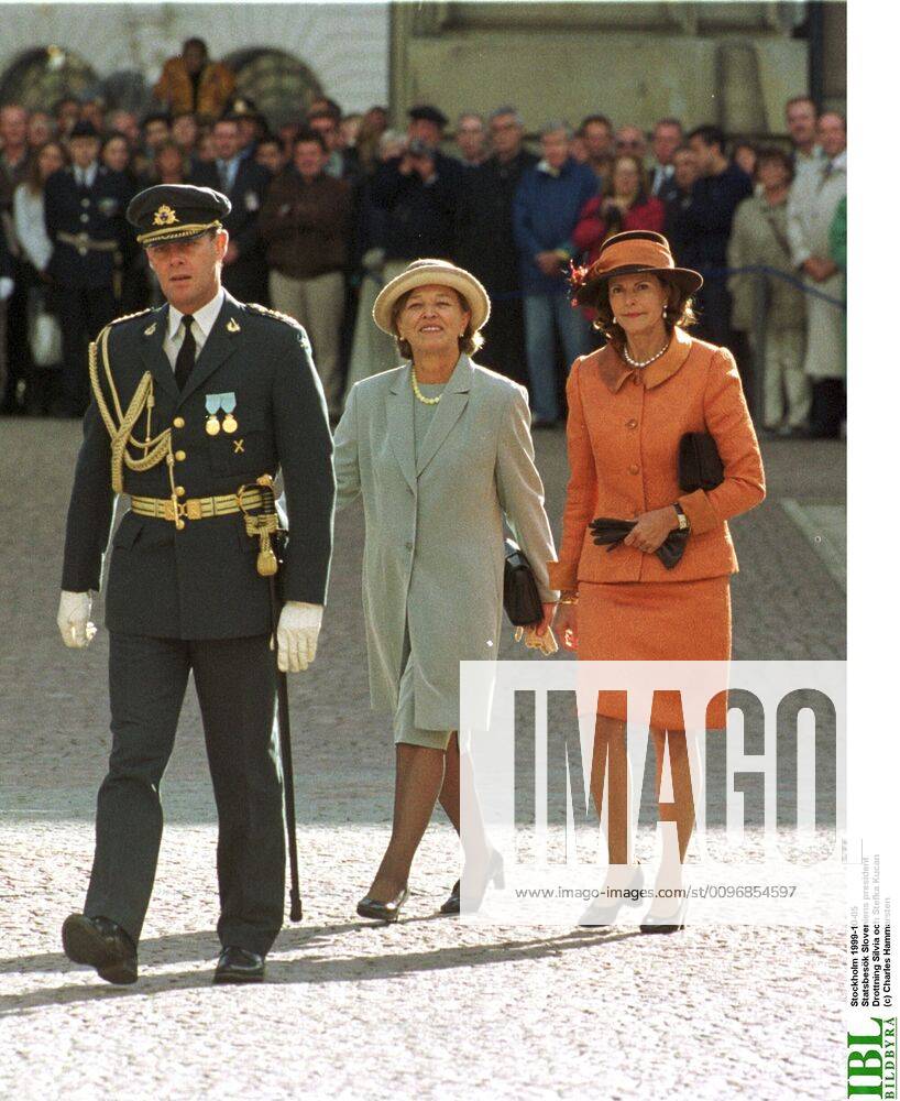 Queen Silvia and Stefka Kucan State visit from Slovenia, 1999 10 05 c Charles Hammarsten IBL royal house Sweden