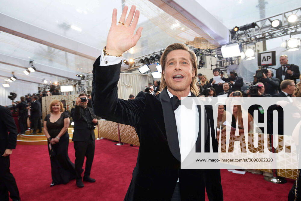 Oscar nominee, Brad Pitt arrives on the red carpet of The 92nd Oscars at the Dolby Theatre in Hollywood, CA on Sunday, February 9, 2020. Los Angeles CA USA
