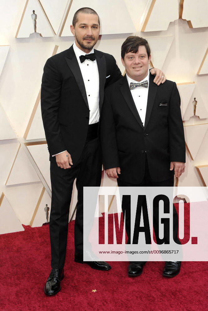 Shia LaBeouf and Zack Gottsagen at the Oscars 2020 92nd Annual Academy Awards at the Dolby Theatre in the Hollywood Highland Center Los Angeles, 09 02 2020 Foto:xD.xBedrosianx xFuturexImage
