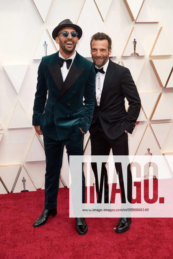 Mathieu Kassovitz and JR arrive on the red carpet of The 92nd Oscars at the Dolby Theatre in Hollywood, CA on Sunday, February 9, 2020. Hollywood USA - ZUMAz03_ 20200209_sha_z03_333