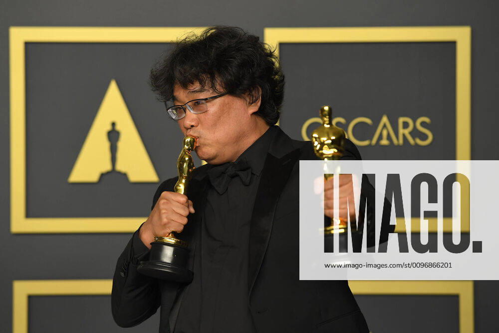 BONG JOON-HO in the Press Room during the 92nd Academy Awards, presented by the Academy of Motion Picture Arts and Sciences (AMPAS), at the Dolby Theatre in Hollywood. Los Angeles USA - ZUMAz03_ 20200209_zbp_z03_355