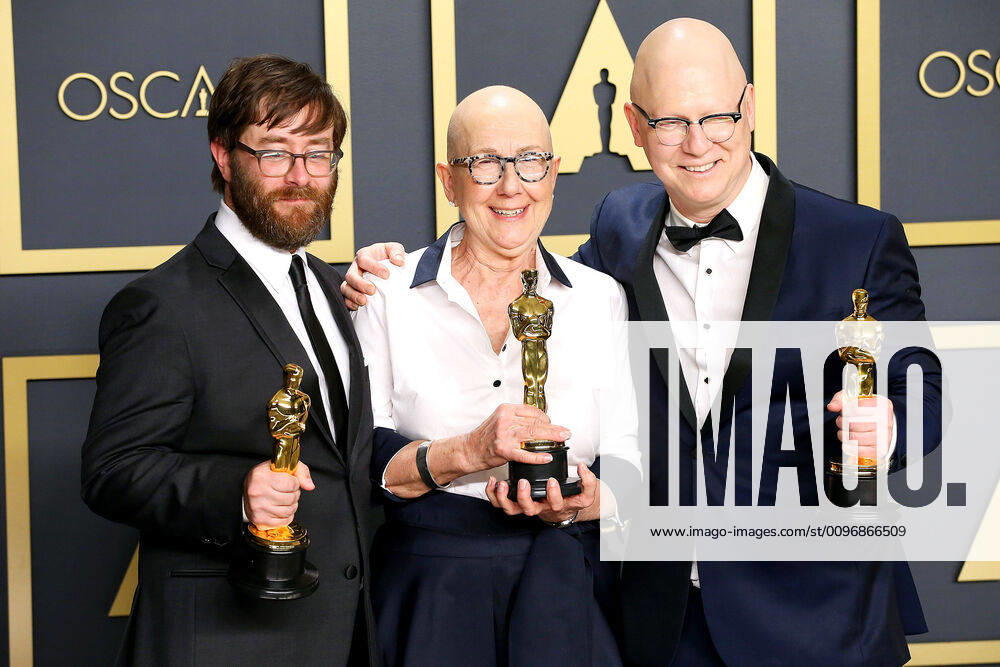 HOLLYWOOD, CA - FEBRUARY 9: Jeff Reichert, Julia Reichert, Steven Bognar pose in the press room during the 92nd Annual Academy Awards at Loews Hollywood Hotel on February 9, 2020 in Hollywood, California. Photo: Christopher Victorio imageSPACE Hollywood USA - ZUMAs181 20200209_zea_s181_216