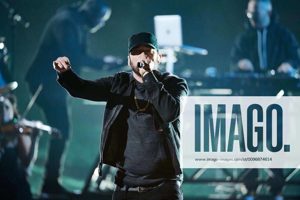 Eminem performs during the live ABC telecast of the 92nd Oscars at the Dolby Theatre in Hollywood, CA on Sunday, February 9th, 2020. Hollywood USA - ZUMAz03_ 20200209_sha_z03_503