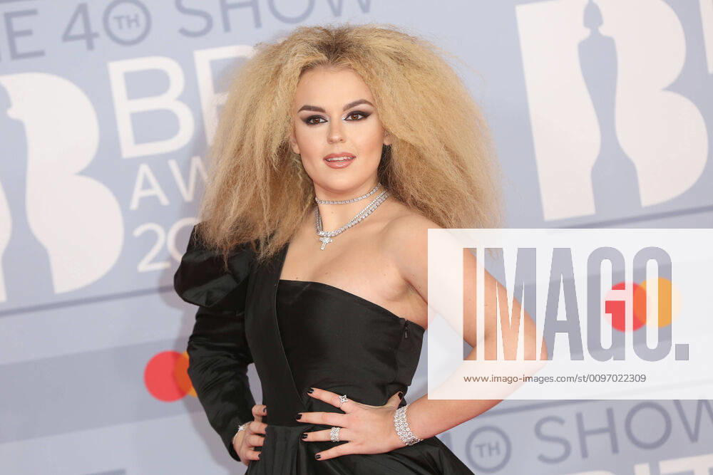 Scottish singer Tallia Storm attendsThe BRIT Awards 2020 at The O2 Arena in London. FEBRUARY 18th 2020 MDRx20500