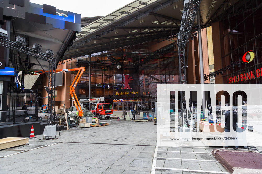 Construction of the Berlinale Palast in Berlin