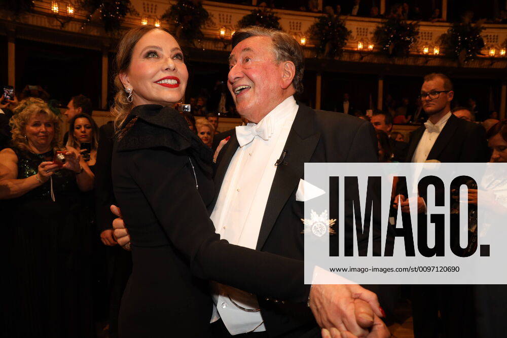 Opera Ball 2020 Vienna, Opera, 20 02 2020 Richard LUGNER, Ornella MUTI