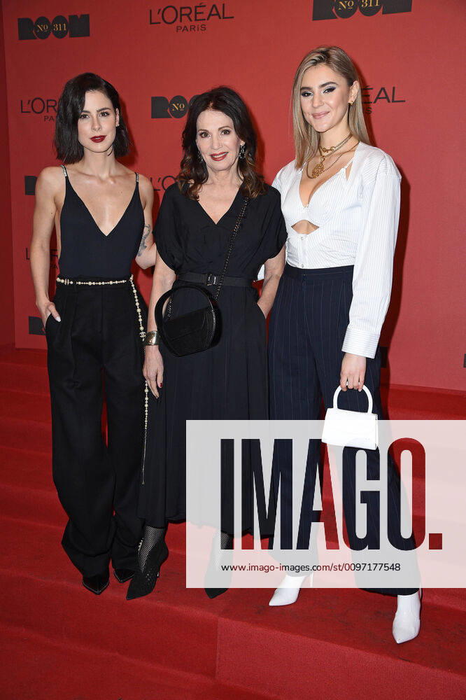 Lena Meyer Landrut, Iris Berben, Stefanie Giesinger LOreal Paris Bar Room No 311 as part of the 70 Berlinale at the Alte Münze in Berlin on 21 02 2020