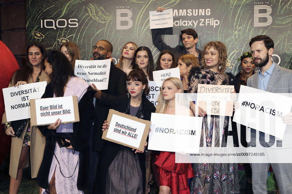 Sabin Tambrea, Caro Cult, Amelie Plaas Link, Jennifer Ulrich, Franz Dinda and others at the Place To B Berlinale Party Garden of Eden as part of the Berlinale 2020 70 Berlin International Film Festival at the Restaurant Borchardt Berlin, 22 02 2020 Foto:xC.xTamckex xFuturexImage