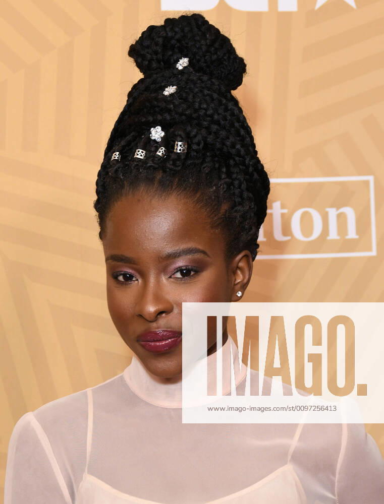 IMAGO ICONS: Amanda Gorman 23 February 2020 - Beverly Hills, California - Amanda Gorman. American Black Film Festival Honors Awards Ceremony held at the Beverly Hilton Hotel. Photo Credit: Birdie Thompson AdMedia 251690 2020-02-23 CA Beverly Hills Etats-Unis