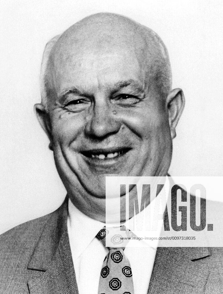 Soviet Premier Nikita Khrushchev (1894-1971), early 1960s Courtesy Everett Collection PUBLICATIONXNOTxINxCANxCHNxFRAxITAxJPNxNORxPOLxRUSxESPxUKxUSA
