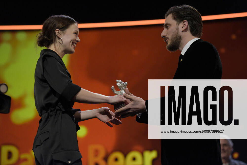 Actress Paula Beer with the Silver Bear as best actress in Undine at the award ceremony of the 70 Berlin International Film Festival 70 Berlin International Film Festival