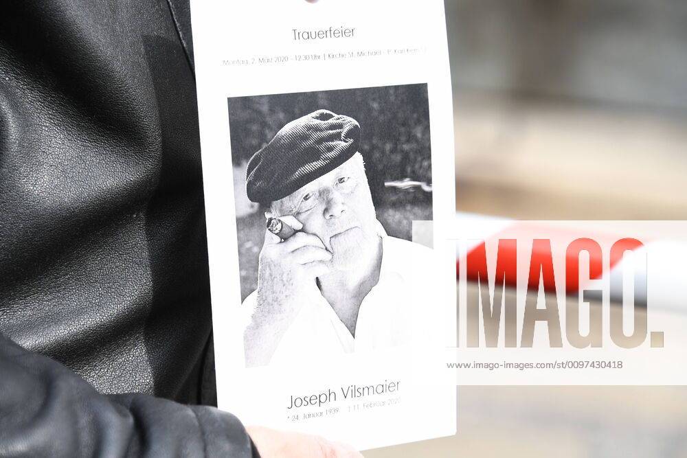 Feature Trauerfeier für Joseph Vilsmaier St. Michael Kirche Abschied München 02. März 2020