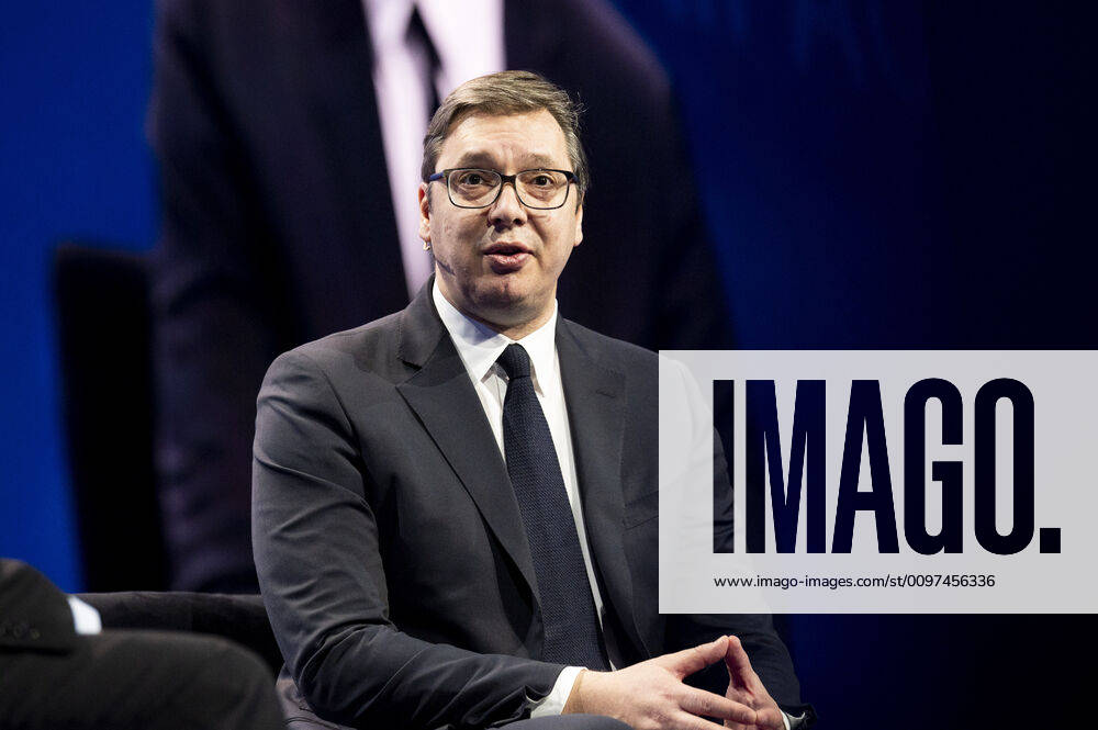 March 1, 2020 - Washington, DC, United States: ALEKSANDAR VUCIC, President of Serbia, speaking at the American Israel Public Affairs Committee Policy Conference. Washington United States - ZUMAb161 20200301_zap_b161_003