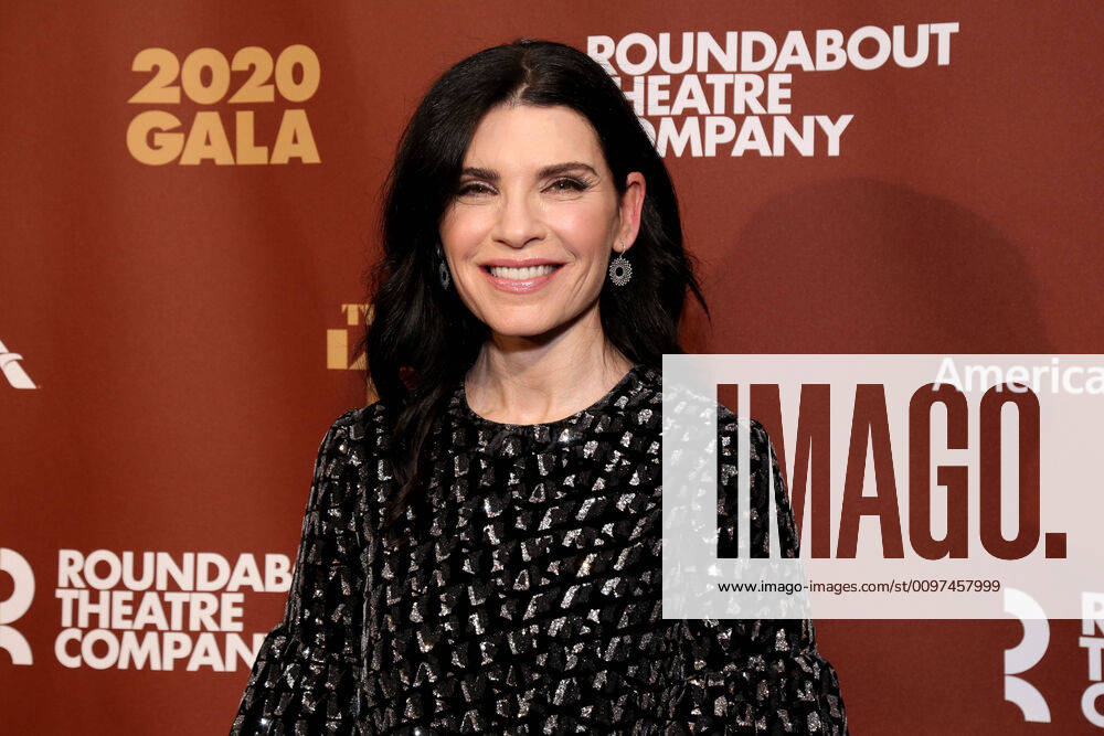 NEW YORK, NY- MARCH 2: Julianna Margulies at the arrivals for the Roundabout Theatre CompanyÕs 2020 Gala at the Ziegfeld Ballroom on March 2, 2020 in New York City.