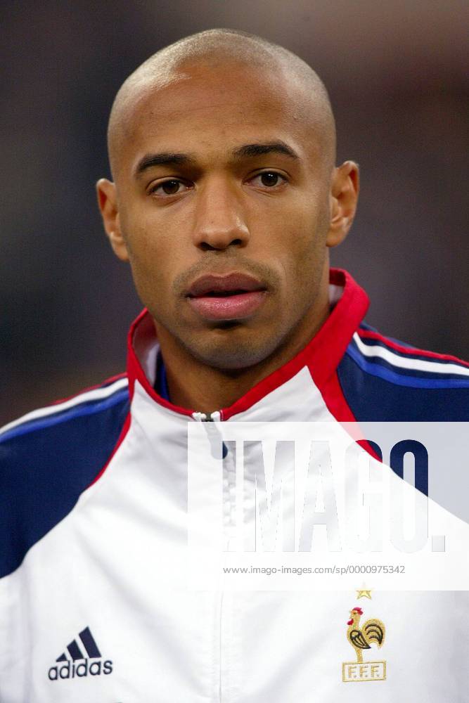 Thierry Henry (Frankreich) Fußball Länderspiel Herren Freundschaftsspiel 2003, Nationalmannschaft, Nationalteam, Länderspiel, Porträt Gelsenkirchen