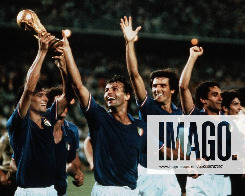 Fussball WM Weltmeisterschaft 1982 82 in Spanien, Deutschland BRD-Italien: Jubel Italien