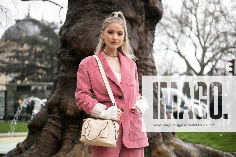 Victoria Magrath attending the Chloe runway show during Paris Fashion Week - Feb 27, 2020 - PFW: Street Style Day 3, Paris France