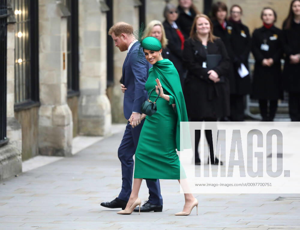 Meghan Markle The Duchess of Sussex, and Prince Harry The Duke of Sussex, . The Commonwealth Service at Westminster Abbey today, attended by Queen Elizabeth II, Prince Charles The Prince of Wales, Camilla The Duchess of Cornwall, Prince William The Duke of Cambridge, Catherine The Duchess of Cambridge, Prince Harry The Duke of Sussex, Meghan Markle The Duchess of Sussex, Prince Edward The Earl of Wessex, Sophie The Countess of Wessex, along with heads of government and representatives of the countries of the Commonwealth. Commonwealth Service, Westminster Abbey, London