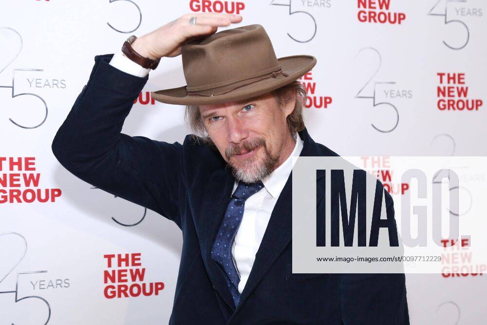 NEW YORK, NY- MARCH 9: Ethan Hawke at Off-Broadway?s The New Group 25th Annual Gala held at Guastavino?s on March 9, 2020, in New York City.