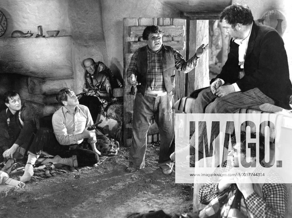 OSCARS. Bester Nebendarsteller. Preisträger 1937-1940 STAGECOACH, John Wayne, George Bancroft, Donald Meek, Andy Devine, Thomas Mitchell, 1939 Courtesy Everett Collection !ACHTUNG AUFNAHMEDATUM GESCHÄTZT! PUBLICATIONXNOTxINxCANxCHNxFRAxITAxJPNxNORxPOLxRUSxESPxUKxUSA
