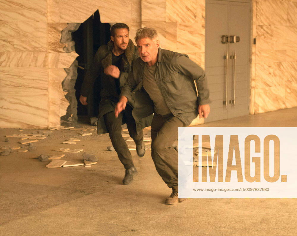 BLADE RUNNER 2049, from left: Ryan Gosling, Harrison Ford, 2017. ph: Stephen Vaughan Warner Bros. Courtesy Everett Collection Warner Bros Courtesy Everett Collection !ACHTUNG AUFNAHMEDATUM GESCHÄTZT! PUBLICATIONXNOTxINxCANxCHNxFRAxITAxJPNxNORxPOLxRUSxESPxUKxUSA