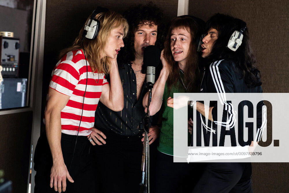 OSCARS. Bester Hauptdarsteller. Preisträger 2011-2020 BOHEMIAN RHAPSODY, from left: Ben Hardy as Roger Taylor, Gwilym Lee as Brian May, Joe Mazzello as John Deacon, Rami Malek as Freddie Mercury, 2018. photo: Alex Bailey TM & copyright Twentieth Century Fox Film Corp. All rights reserved. Courtesy Everett Collection !ACHTUNG AUFNAHMEDATUM GESCHÄTZT! PUBLICATIONXNOTxINxCANxCHNxFRAxITAxJPNxNORxPOLxRUSxESPxUKxUSA