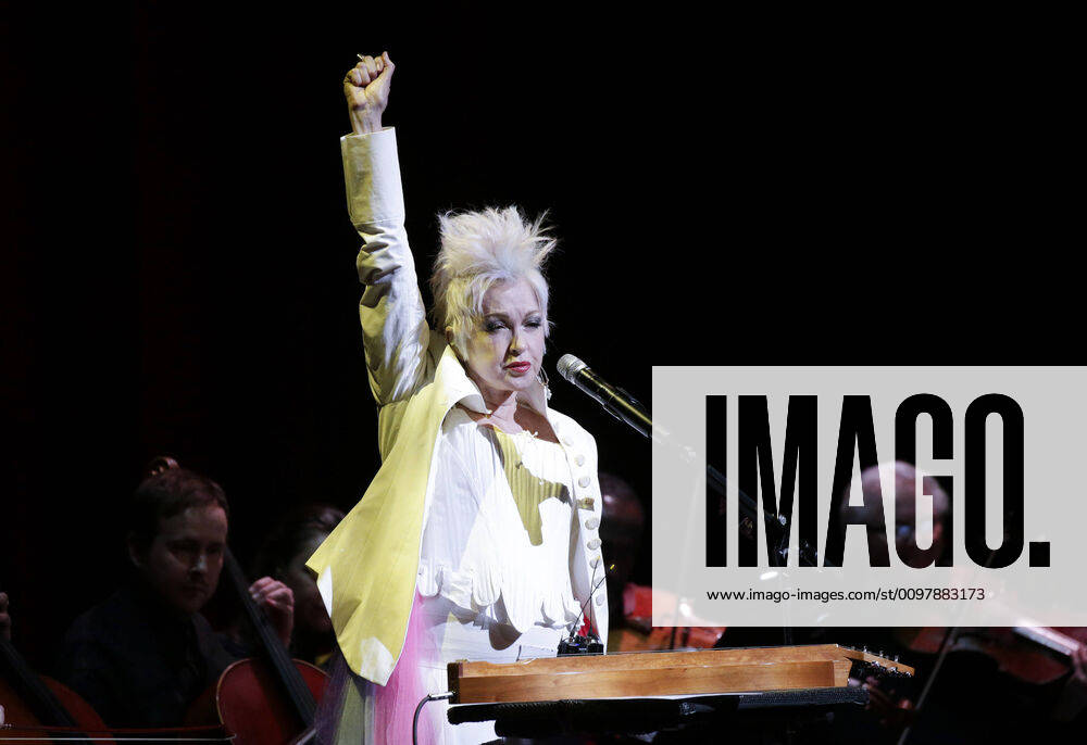 Cyndi Lauper performs at the Fourth Annual LOVE ROCKS NYC Benefit Concert For God s Love We Deliver at the Beacon Theatre on Thursday, March 12, 2020 in New York City. NYP20200312171 JOHNxANGELILLO