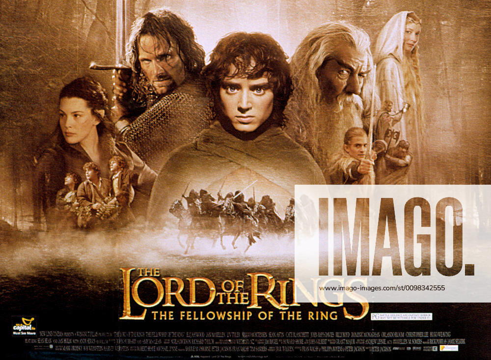 THE LORD OF THE RINGS: THE FELLOWSHIP OF THE RING, Liv Tyler, Viggo Mortensen, Elijah Wood, Ian McKellen, Orlando Bloom, Cate Blanchett, 2001 Courtesy Everett Collection !ACHTUNG AUFNAHMEDATUM GESCHÃ„TZT! PUBLICATIONXNOTxINxCANxCHNxFRAxITAxJPNxNORxPOLxRUSxESPxUKxUSA