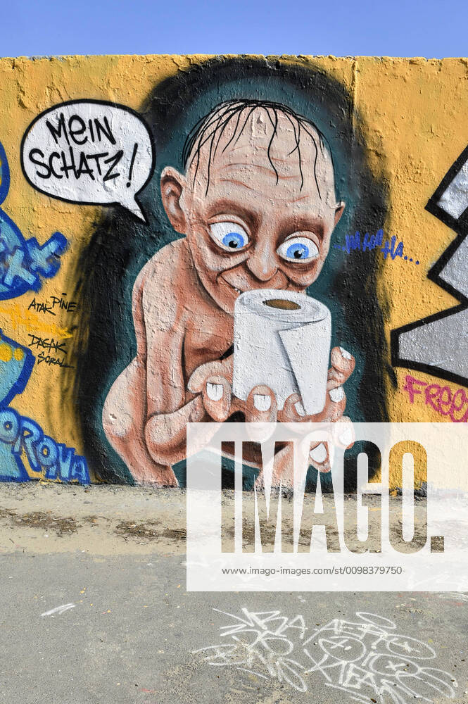 In times of exit restrictions and contact blocks due to the Corona crisis, the creativity of the graffiti artists in Mauerpark lives on Berlin, 23 03 2020 Foto:xF.xFuturexImage