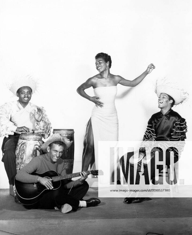 IMAGO ICONS: Maya Angelou CALYPSO HEAT WAVE, Maya Angelou in publicity still, 1957 !ACHTUNG AUFNAHMEDATUM GESCHÄTZT! PUBLICATIONXNOTxINxCANxCHNxFRAxITAxJPNxNORxPOLxRUSxESPxUKxUSA