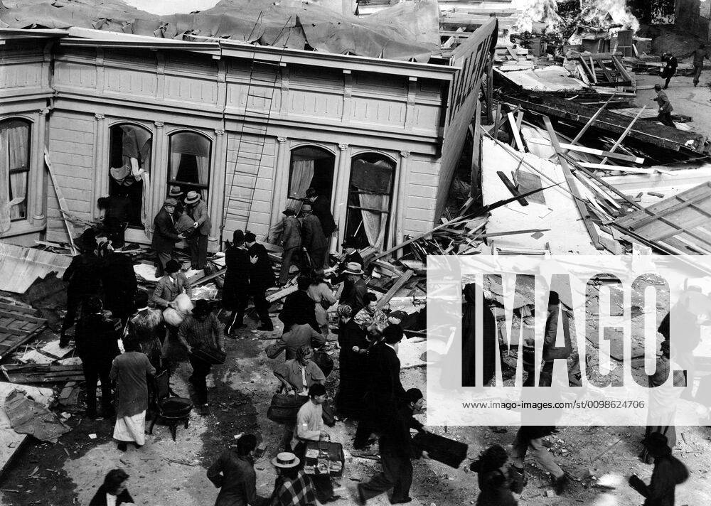 SAN FRANCISCO, the famous 1906 earthquake, 1936 Courtesy Everett Collection !ACHTUNG AUFNAHMEDATUM GESCHÄTZT! PUBLICATIONXNOTxINxCANxCHNxFRAxITAxJPNxNORxPOLxRUSxESPxUKxUSA