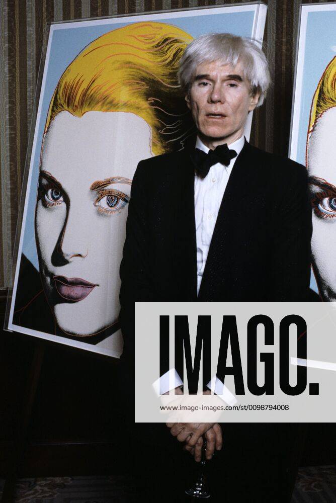 Andy Warhol photographed in 1984.