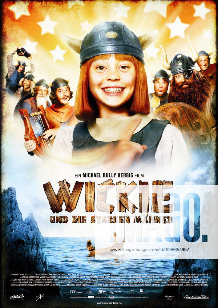 VICKY THE VIKING, (aka WICKIE IND DIE STARKEN MANNER), German poster art, Christian Koch (second from left), Olaf Kratke (white beard), Jonas Hammerle (front), Waldemar Kobus (eye-patch), 2009. Ph: Marco Nagel Constantin Film Verleih Courtesy Everett Collection Constantin Film Verleih Courtesy Everett Collection !ACHTUNG AUFNAHMEDATUM GESCHÄTZT! PUBLICATIONXNOTxINxCANxCHNxFRAxITAxJPNxNORxPOLxRUSxESPxUKxUSA