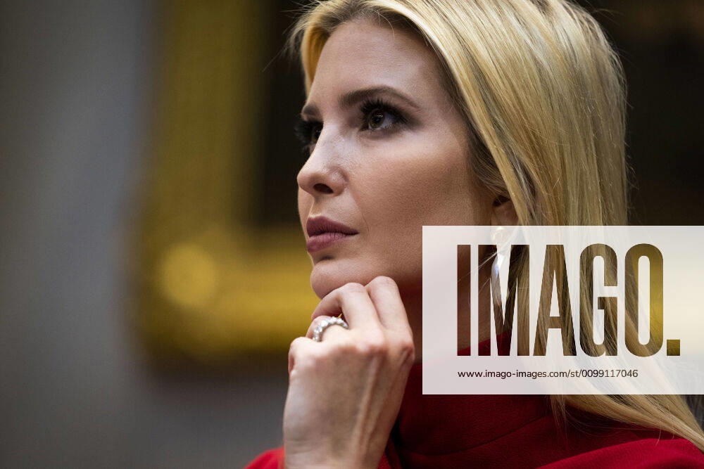 Ivanka Trump, the daughter of President Donald Trump, listens as President Trump makes remarks as he participates in a Small Business Relief Update at the White House on Tuesday, April 7, 2020 in Washington, D.C. President Donald Trump announced in March that companies affected by the coronavirus will be given $50 billion more in low-interest loans federally guaranteed by the Small Business Administration. WAX20200407312 DOUGxMILLS