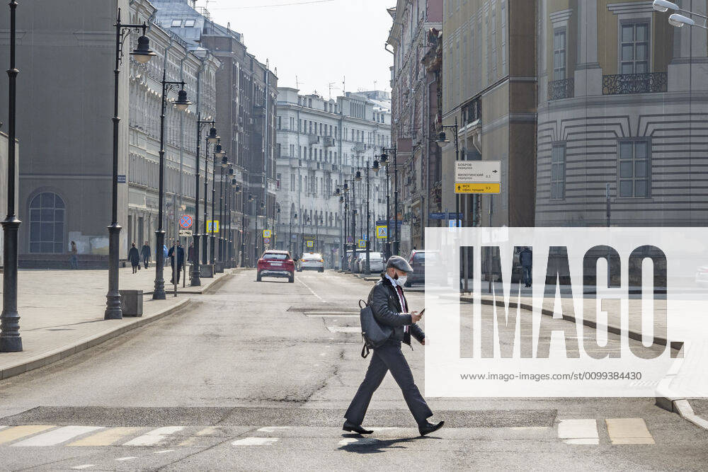 Russia. Moscow amid self-isolation regime. The Russian government has extended the period off work with full pay until April 30 nationwide to counter the spread of the COVID-19 infection. KonstantinxKokoshkin