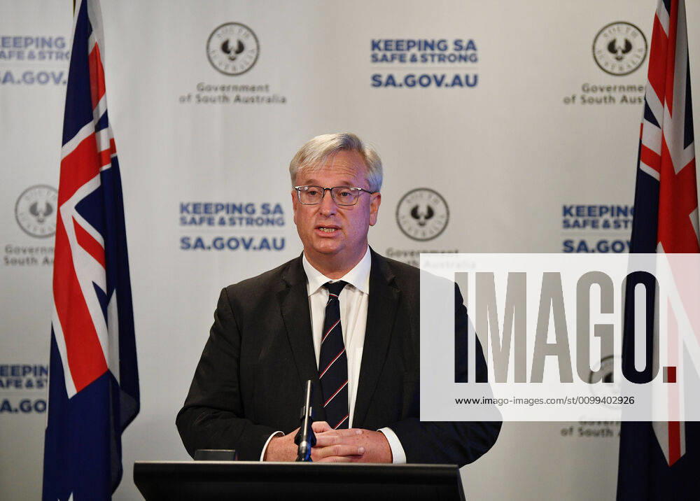 STEVEN MARSHALL COVID-19 PRESSER, Clinical Director of Regional Services Dr Tom Todd speaks to the media in Adelaide, Wednesday, April 15, 2020. The Australian Government has announced even tighter restrictions around social gatherings, and boosted stimulus spending, in attempts to fight off the coronavirus and it s affects on the economy. ( NO ARCHIVING, , NO USE IN BOOKS WITHOUT CONSENT ADELAIDE SA AUSTRALIA