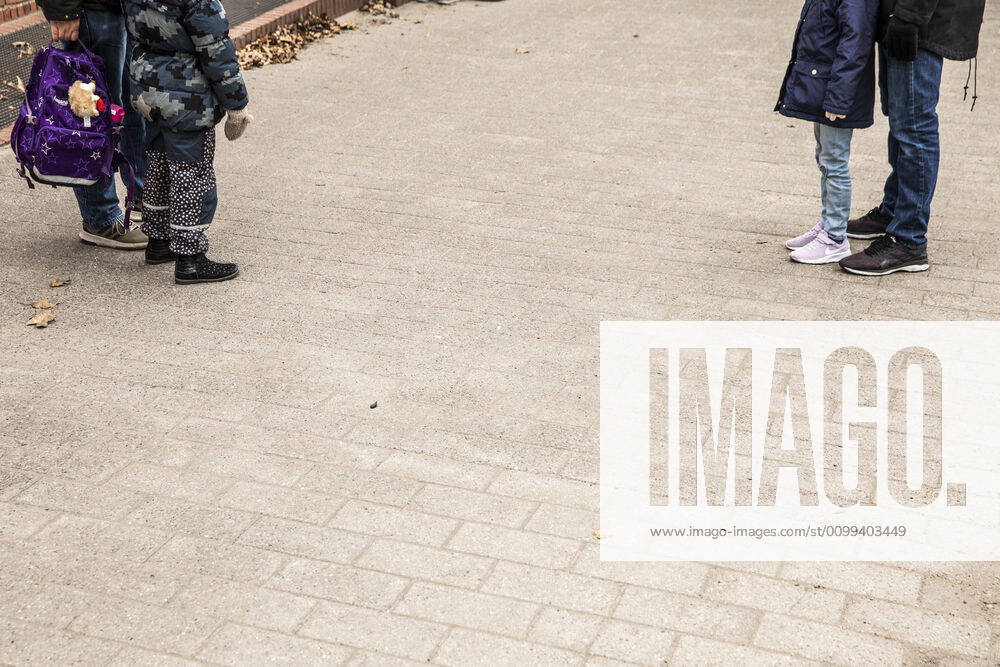 Stengaard School in Gladsaxe Municipality receives first pupils after reopening, Wednesday, April 15, 2020, Denmark,