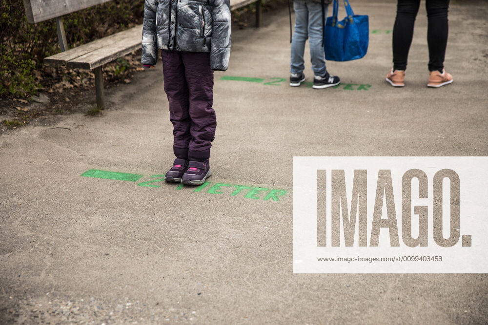Stengaard School in Gladsaxe Municipality receives first pupils after reopening, Wednesday, April 15, 2020, Denmark,