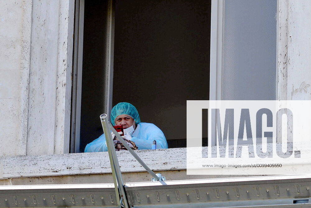 Milan, Palazzolo Don Gnocchi Institute, coronavirus emergency (Maurizio Maule Fotogramma, Milan - 2020-04-15) p.s. la foto e utilizzabile nel rispetto del contesto in cui e stata scattata, e senza intento diffamatorio del decoro delle persone rappresentate